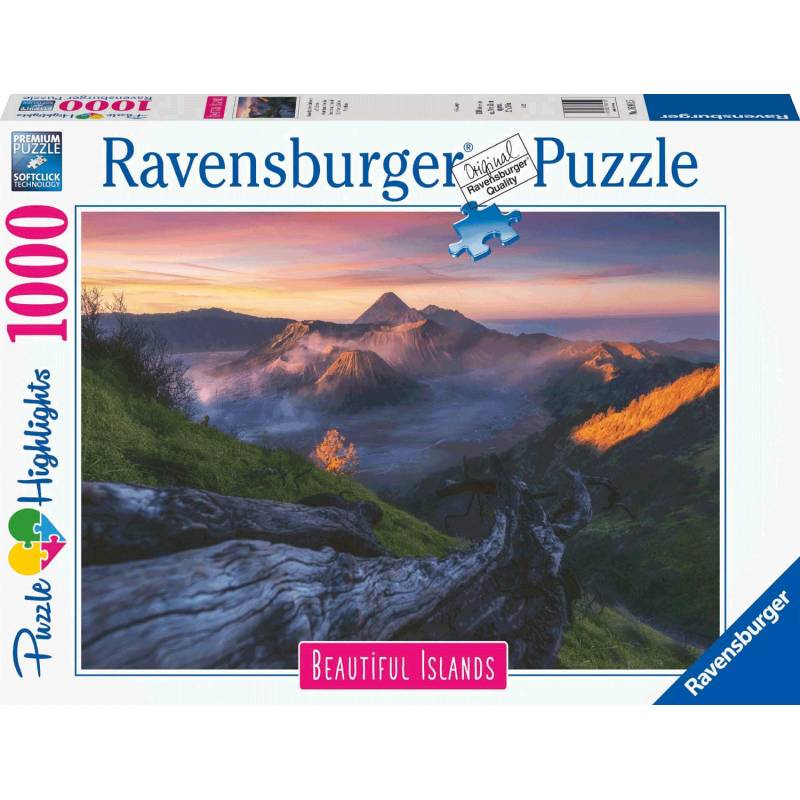 Ravensburger Puzzle Highlights - Stratovulkan Bromo, Indonesien Ravensburger Puzzle Highlights - Stratovulkan Bromo, Indonesien