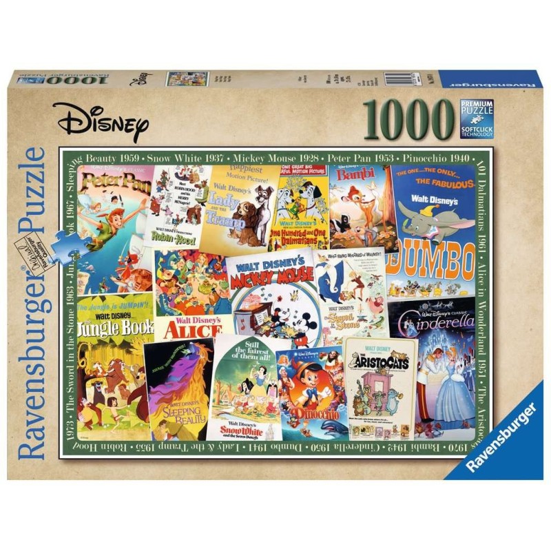 Ravensburger Puzzle - Disney Vintage Movie Poster Ravensburger Puzzle - Disney Vintage Movie Poster