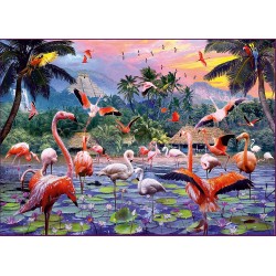 Ravensburger Puzzle - Pinke Flamingos