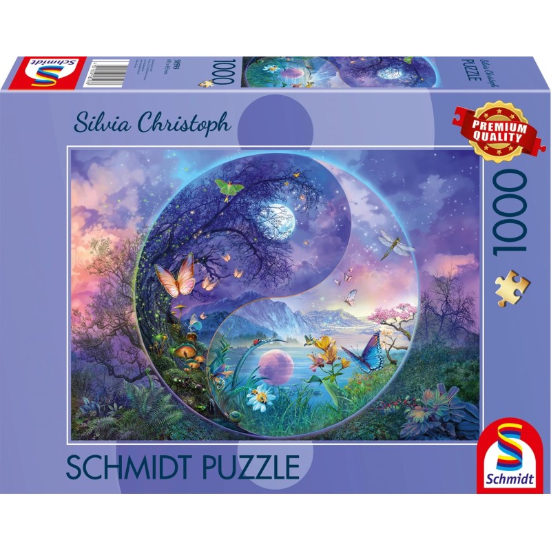 Schmidt Puzzle - Silvia Christoph, Yin & Yang Fantastische Insektenwelt (1000)