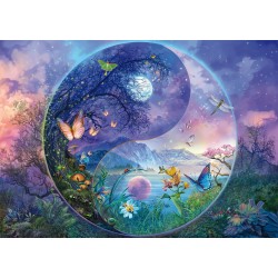 Schmidt Puzzle - Silvia Christoph, Yin & Yang Fantastische Insektenwelt (1000)