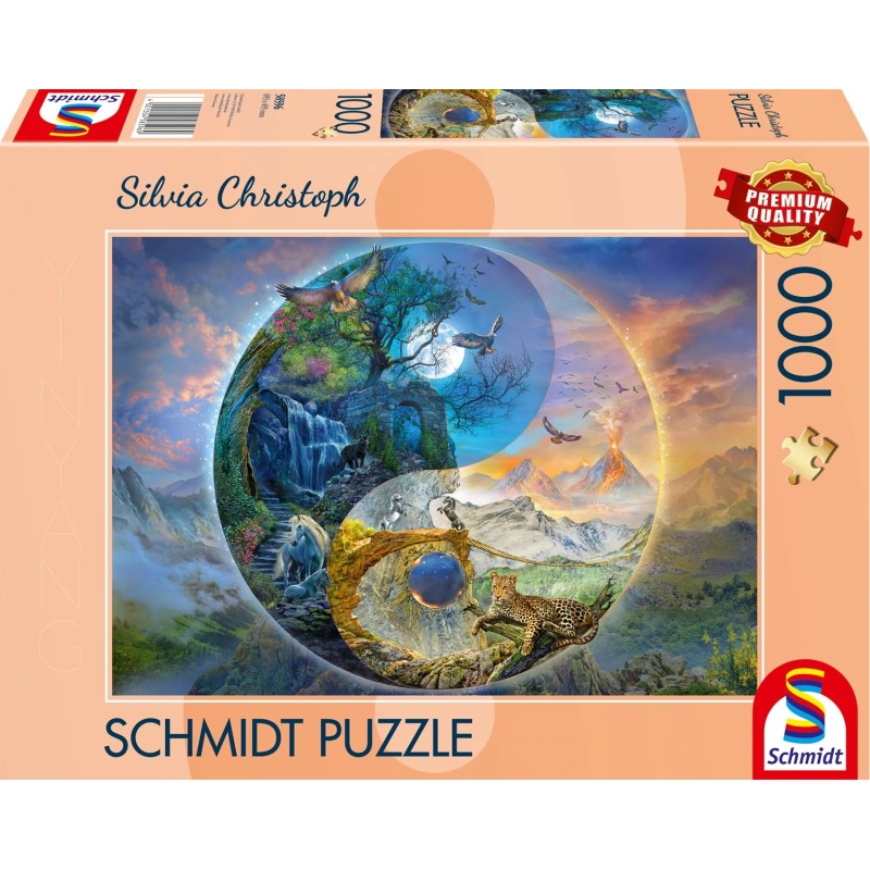 Schmidt Puzzle - Silvia Christoph,Yin & Yang Bergwelt (1000)