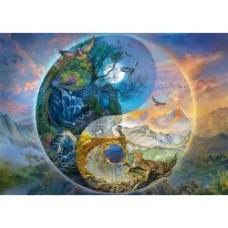 Schmidt Puzzle - Silvia Christoph,Yin & Yang Bergwelt (1000)