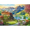 Schmidt Puzzle - Erholung in den Dolomiten (1000)