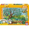 Schmidt Puzzle - Tiere im Garten (60)