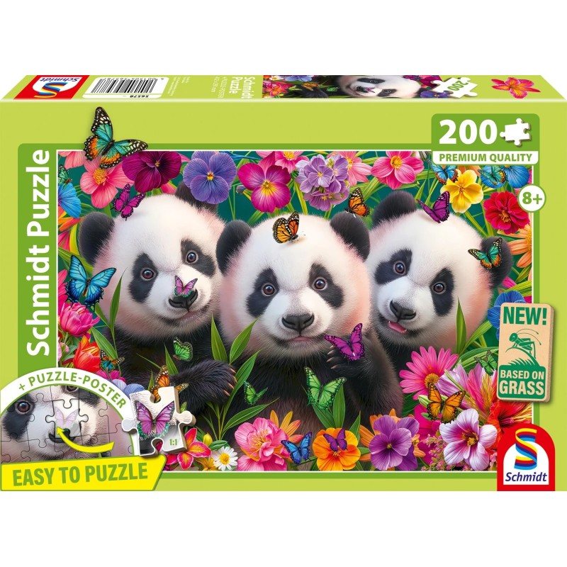 Schmidt Puzzle - Panda Trio (200)