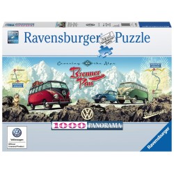 Ravensburger Puzzle - Mit dem VW Bulli über den Brenner