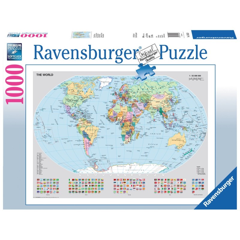 Ravensburger Puzzle - Politische Weltkarte Ravensburger Puzzle - Politische Weltkarte