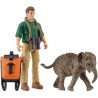 schleich Pocket Set 81476 Forscher auf Exkursion