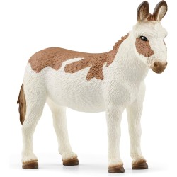 Schleich FARM WORLD 13961 Amerikanischer Esel, gefleckt