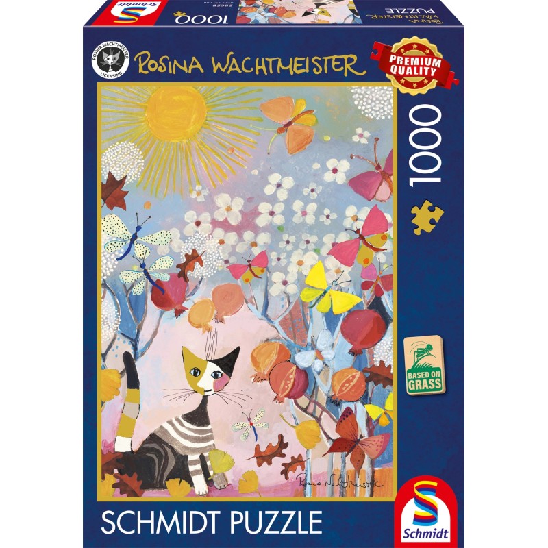 Schmidt Puzzle - Rosina Wachtmeister, Gestreiftes Kätzchen (1000)