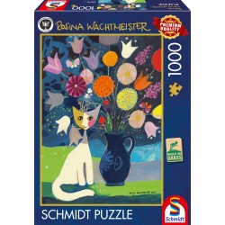 Schmidt Puzzle - Rosina Wachtmeister, Weisse Katze (1000)