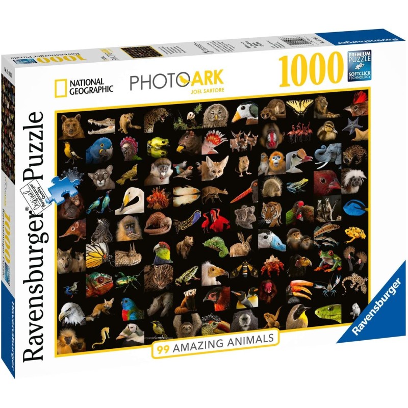 Ravensburger Puzzle - 99 atemberaubende Tiere Ravensburger Puzzle - 99 atemberaubende Tiere
