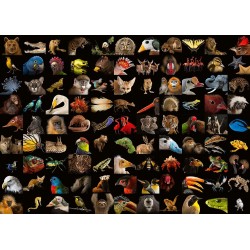 Ravensburger Puzzle - 99 atemberaubende Tiere