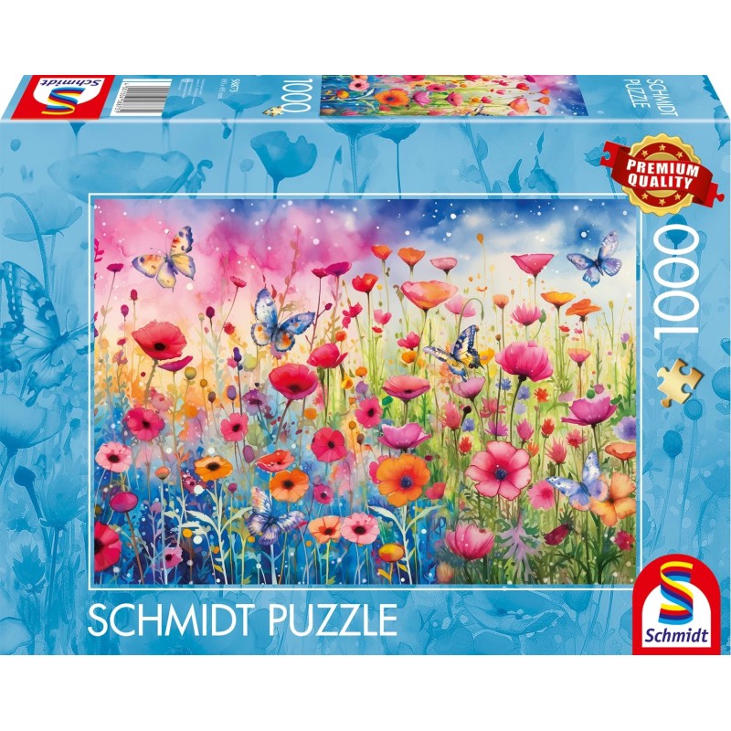 Schmidt Puzzle - Mohnblumenwiese (1000)