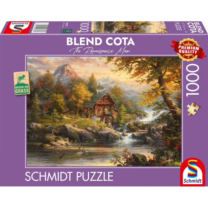 Schmidt Puzzle - Blend Cota, Sommerhaus (1000)