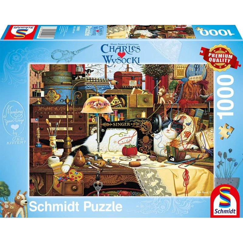 Schmidt Puzzle - Charles Wysocki, Maggie, die Chaotin (1000)