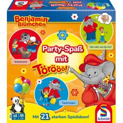 Schmidt Spiele - Benjamin Blümchen, Party-Spass mit Törööö!