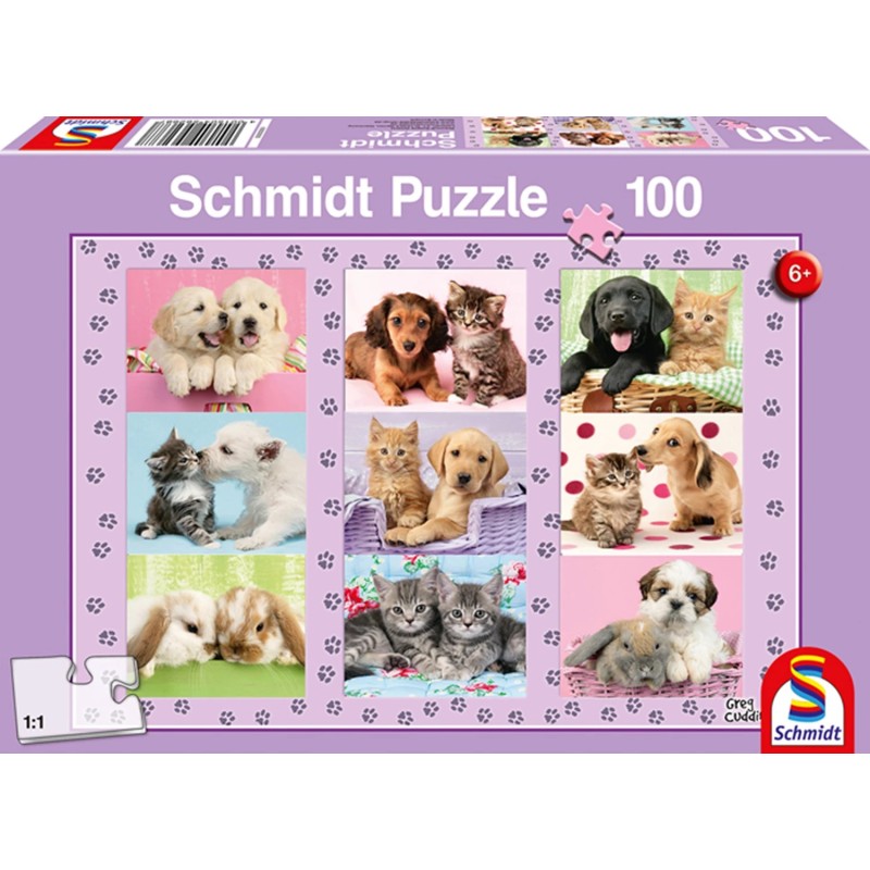 Schmidt Puzzle - Meine Tierfreunde (100)