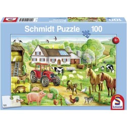 Schmidt Puzzle - Fröhlicher Bauernhof (100)