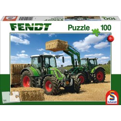Schmidt Puzzle - Fendt 724 Vario, Fendt 716 Vario mit Frontlader (100)