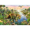 Schmidt Puzzle - Abenteuer mit den Dinosauriern (3x48)