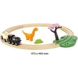 BRIO World - Dinosaurier Bahn Set