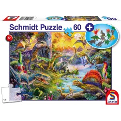 Schmidt Puzzle - Dinosaurier (60)