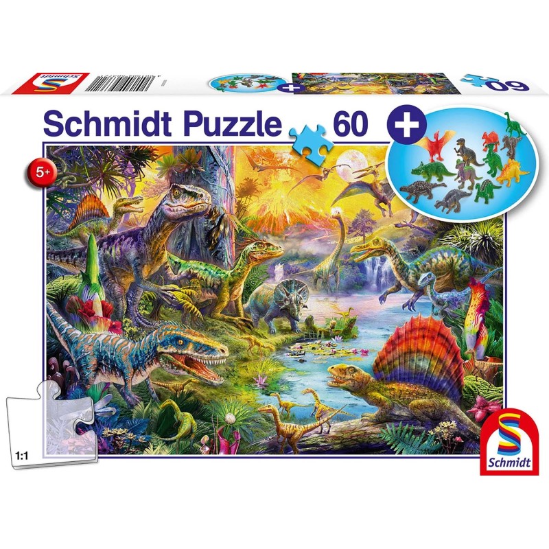 Schmidt Puzzle - Dinosaurier (60)