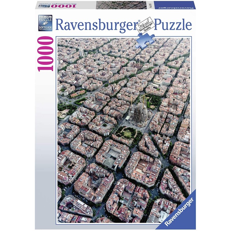 Ravensburger Puzzle - Barcelona von Oben Ravensburger Puzzle - Barcelona von Oben