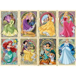 Disney Princess Puzzle - Nouveau Art Prinzessinnen