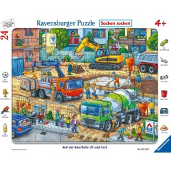 Ravensburger Puzzle - Auf der Baustelle ist was los! (24)