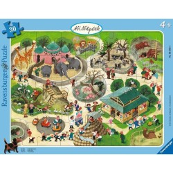 Ravensburger Puzzle - Ali Mitgutsch: Im Zoo (30)