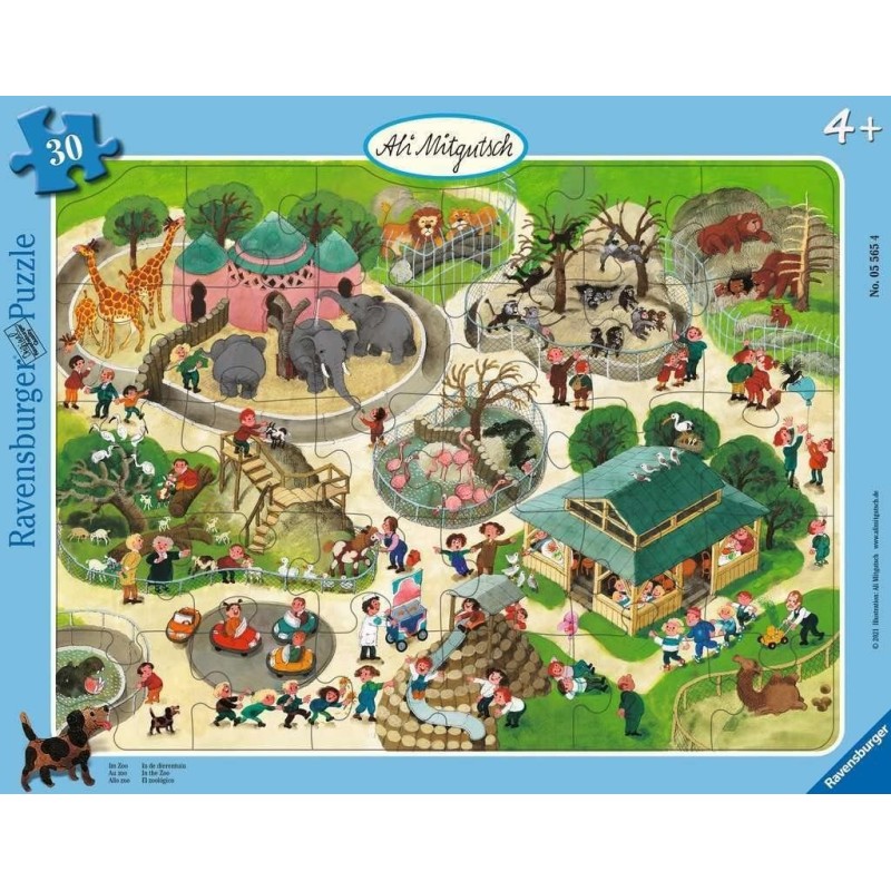 Ravensburger Puzzle - Ali Mitgutsch: Im Zoo (30)