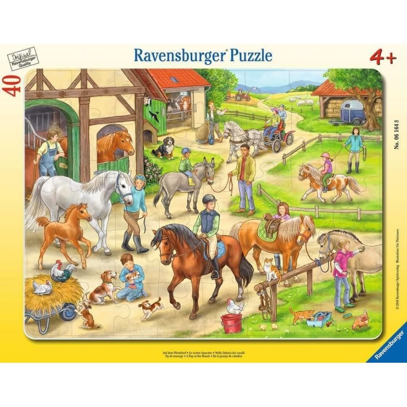 Ravensburger Puzzle - Auf dem Pferdehof (40)