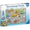 Ravensburger Puzzle - Fahrzeuge in der Stadt (100)