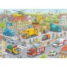 Ravensburger Puzzle - Fahrzeuge in der Stadt (100)