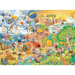 Ravensburger Puzzle - Die 4 Jahreszeiten (100)