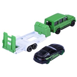 majorette - Mercedes-AMG Deluxe Trailer (Mercedes-AMG G 63 + GT 63 & Anhänger)