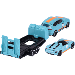 majorette - Porsche Deluxe Trailer (Cayenne Turbo S + 918 Spyder)