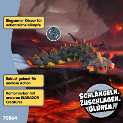 Schleich ELDRADOR CREATURES 70864 Lavawurm