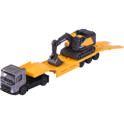 majorette - City Transporter (Volvo FMX Truck mit Volvo Bagger)