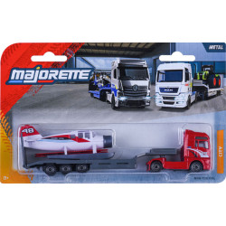 majorette - City Transporter (MAN TGX XXL Transporter mit Flugzeug)