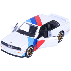 majorette - BMW Edition (BMW M3: Motorhaube weiss mit 1 Streifen)