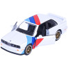 majorette - BMW Edition (BMW M3: Motorhaube weiss mit 1 Streifen)