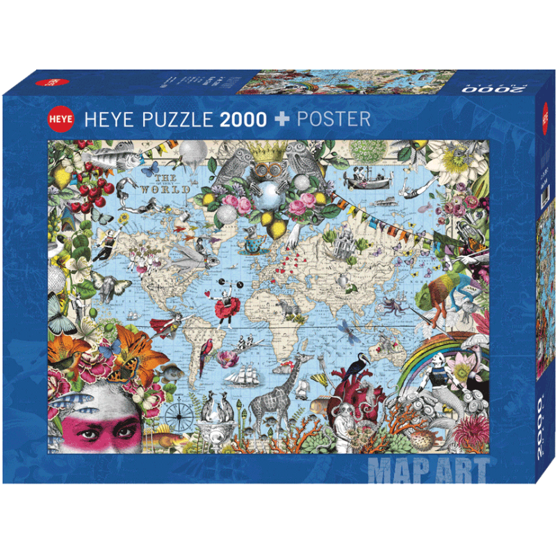HEYE - Map Art, Quirky World
