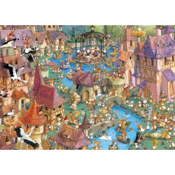 HEYE Puzzle 1000 - Bunnytown
