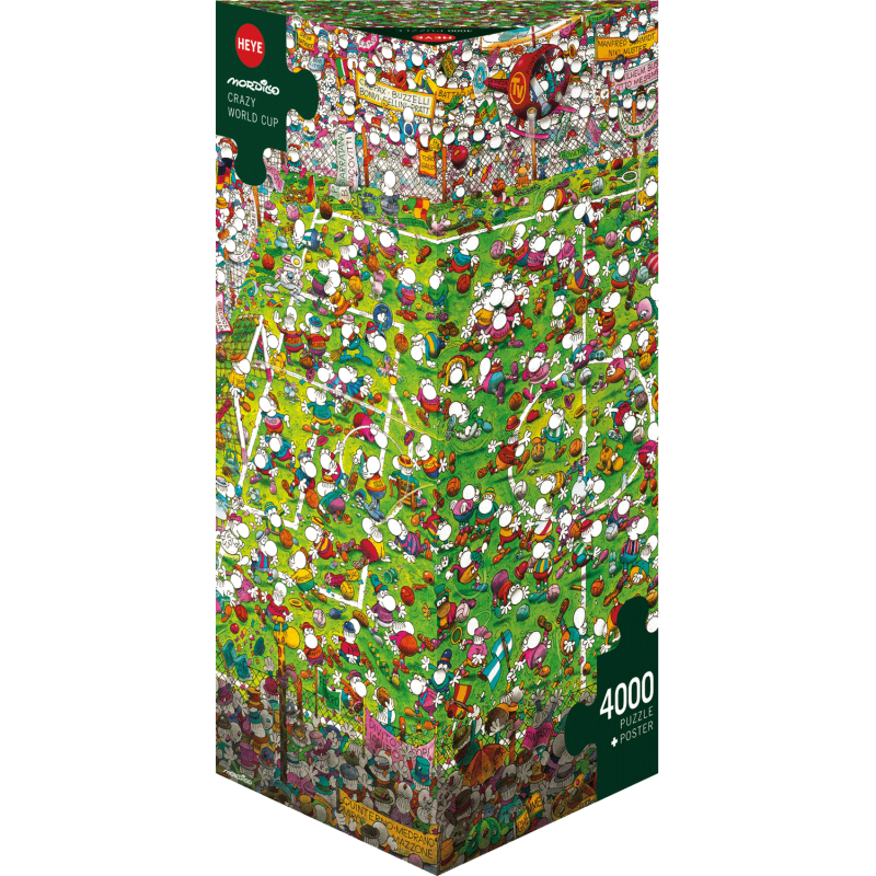 HEYE Puzzle 4000 - Crazy World Cup