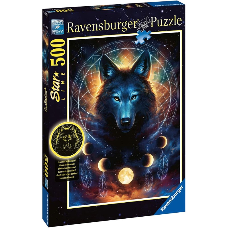 Ravensburger Puzzle - Leuchtender Wolf Ravensburger Puzzle - Leuchtender Wolf