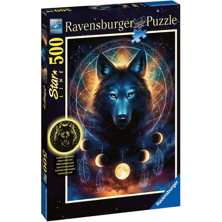 Ravensburger Puzzle - Leuchtender Wolf